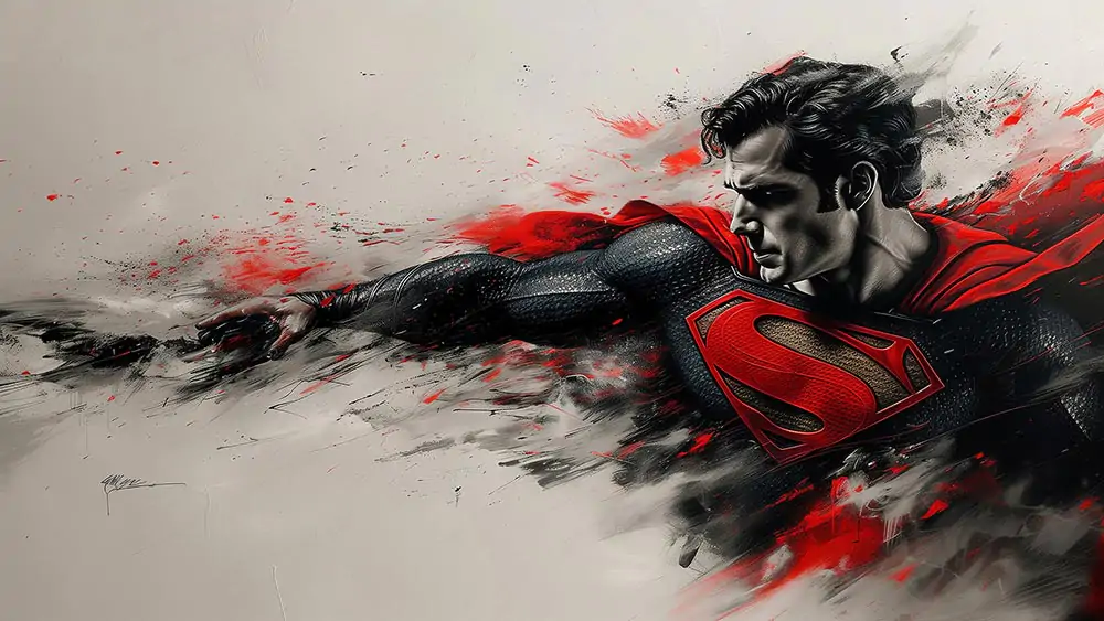 Fond d'écran artistique Superman 4K HD Poster pour PC Bureau mac portable mobile iPhone téléphone téléchargement gratuit arrière-plan ultraHD UHD