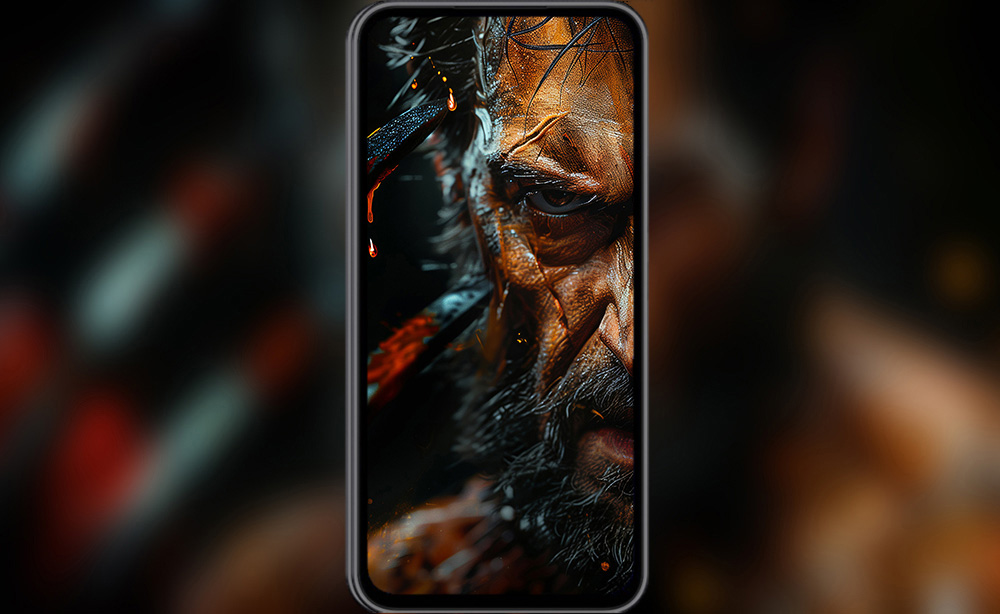 Fond d'écran Wolverine Logan 4K HD Affiche pour PC Bureau mac portable mobile iPhone téléchargement gratuit arrière-plan ultraHD UHD