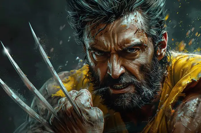 Wolverine Art wallpaper 4K HD Poster for PC Desktop mac laptop mobile iphone Phone free download background ultraHD UHD