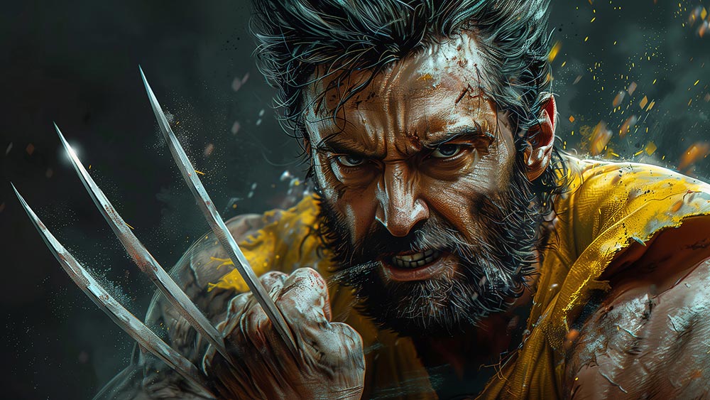 Wolverine Art fond d'écran 4K HD Poster pour PC Desktop Mac ordinateur portable mobile iPhone Téléphone téléchargement gratuit fond ultraHD UHD