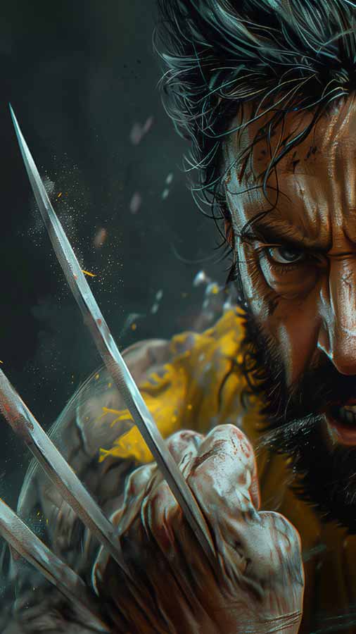 Fond d'écran Wolverine Art HD 4K gratuit à télécharger UltraHD pour téléphone Android et iPhone