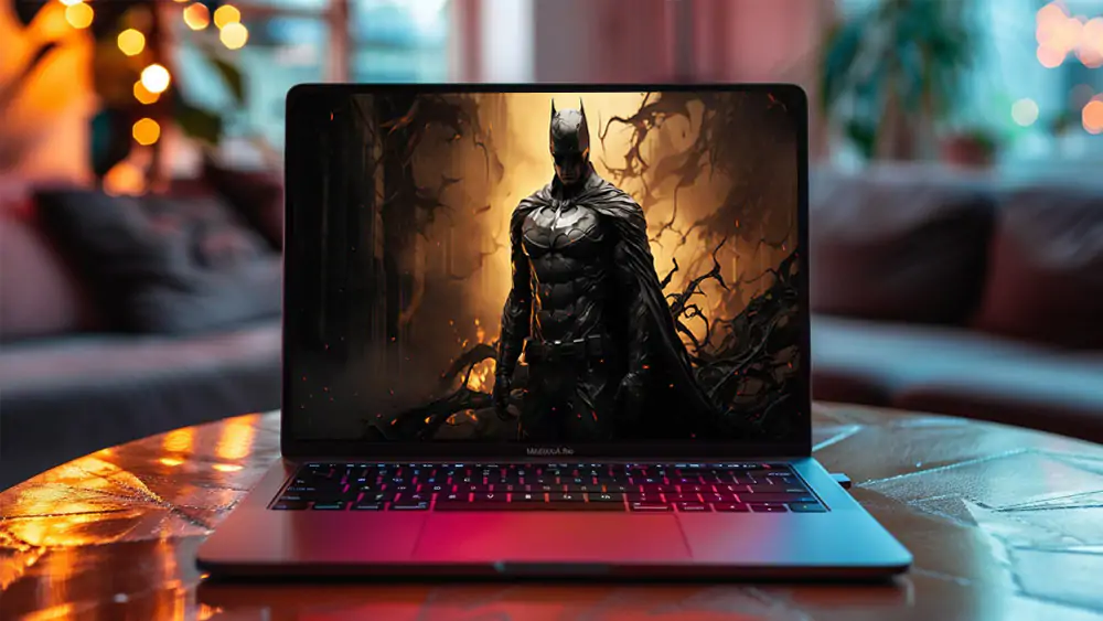 Batman on fire wallpaper 4K HD Poster for PC Desktop mac laptop mobile iphone Phone free download background ultraHD UHD