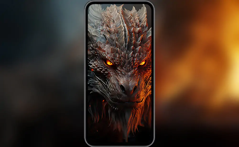 fond d'écran dragon en feu 4K HD Poster pour PC Desktop Mac ordinateur portable mobile iPhone Téléphone téléchargement gratuit fond ultraHD UHD