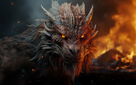 fond d'écran dragon en feu 4K HD Poster pour PC Desktop Mac ordinateur portable mobile iPhone Téléphone téléchargement gratuit fond ultraHD UHD