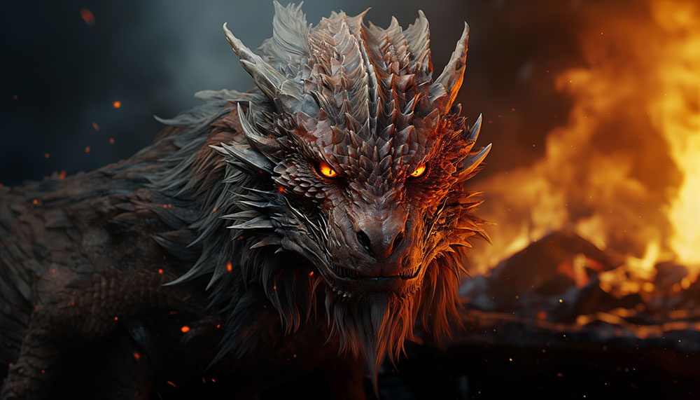 fond d'écran dragon en feu 4K HD Poster pour PC Desktop Mac ordinateur portable mobile iPhone Téléphone téléchargement gratuit fond ultraHD UHD