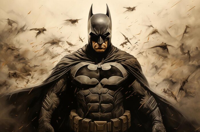 Fond d'écran Batman fan Art 4K HD Poster pour PC Desktop Mac ordinateur portable mobile iPhone Téléphone téléchargement gratuit fond ultraHD UHD