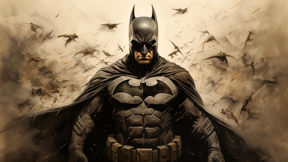 Fond d'écran Batman fan Art 4K HD Poster pour PC Desktop Mac ordinateur portable mobile iPhone Téléphone téléchargement gratuit fond ultraHD UHD