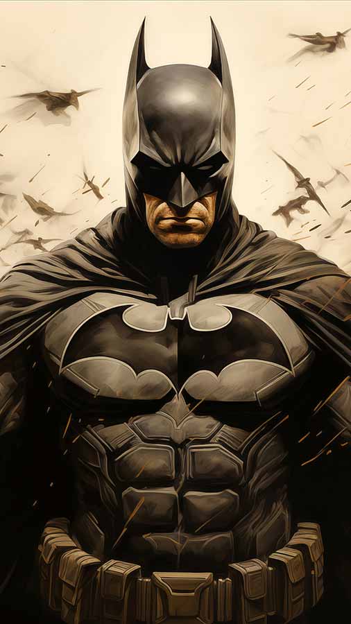 Fond d'écran Batman Fan Art HD 4K POSTER gratuit à télécharger en UltraHD pour téléphone Android et iPhone
