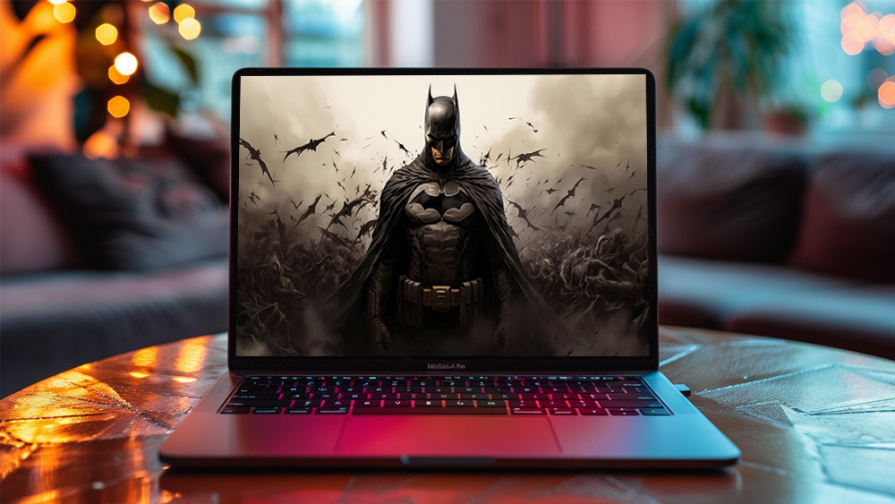 Fond d'écran DC Batman Art 4K HD Poster pour PC Desktop Mac Laptop Mobile iPhone Phone téléchargement gratuit fond ultraHD UHD