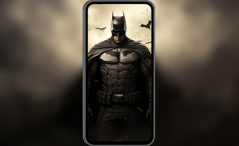 Fond d'écran Batman Fan Art 4K HD Poster pour PC Desktop Mac Laptop Mobile iPhone Phone téléchargement gratuit fond ultraHD UHD