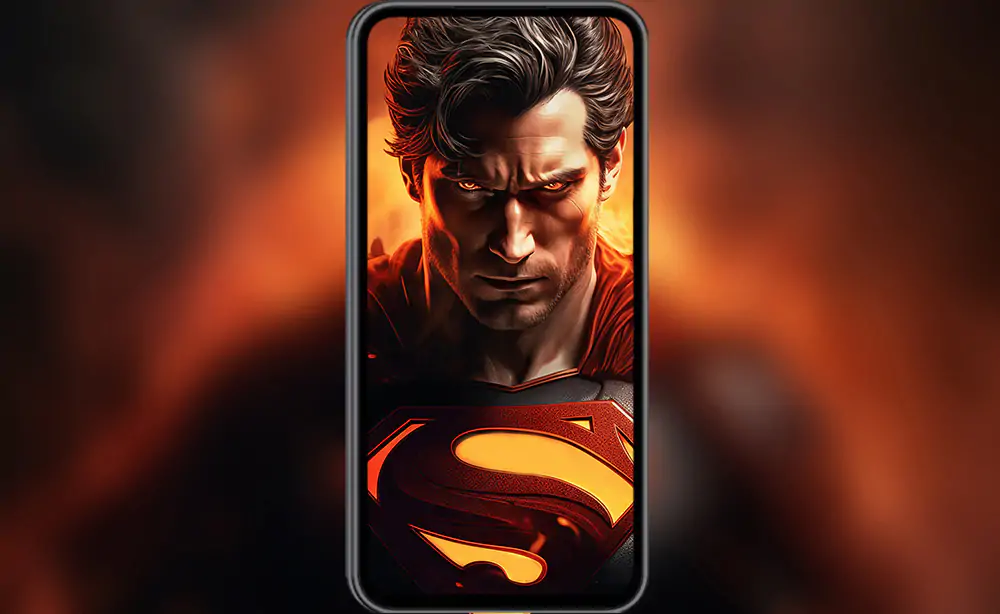 Fond d'écran Superman colère 4K HD Poster pour PC Bureau mac portable mobile iPhone téléphone téléchargement gratuit arrière-plan ultraHD UHD