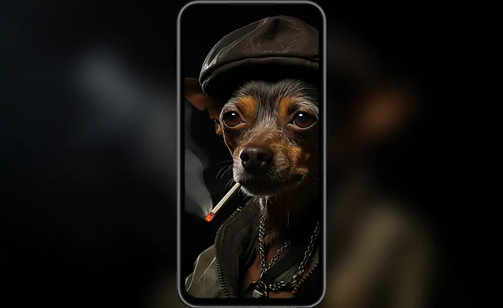 Detective Chihuahua Dog wallpaper 4K HD Poster for PC Desktop mac laptop mobile iphone Phone free download background ultraHD UHD