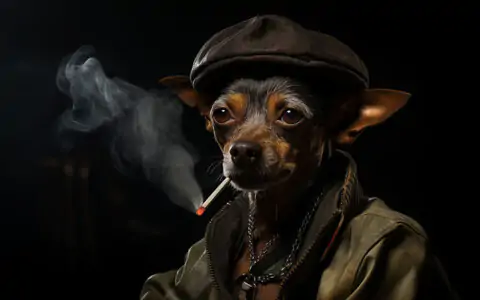 Detective Chihuahua Dog wallpaper 4K HD Poster for PC Desktop mac laptop mobile iphone Phone free download background ultraHD UHD