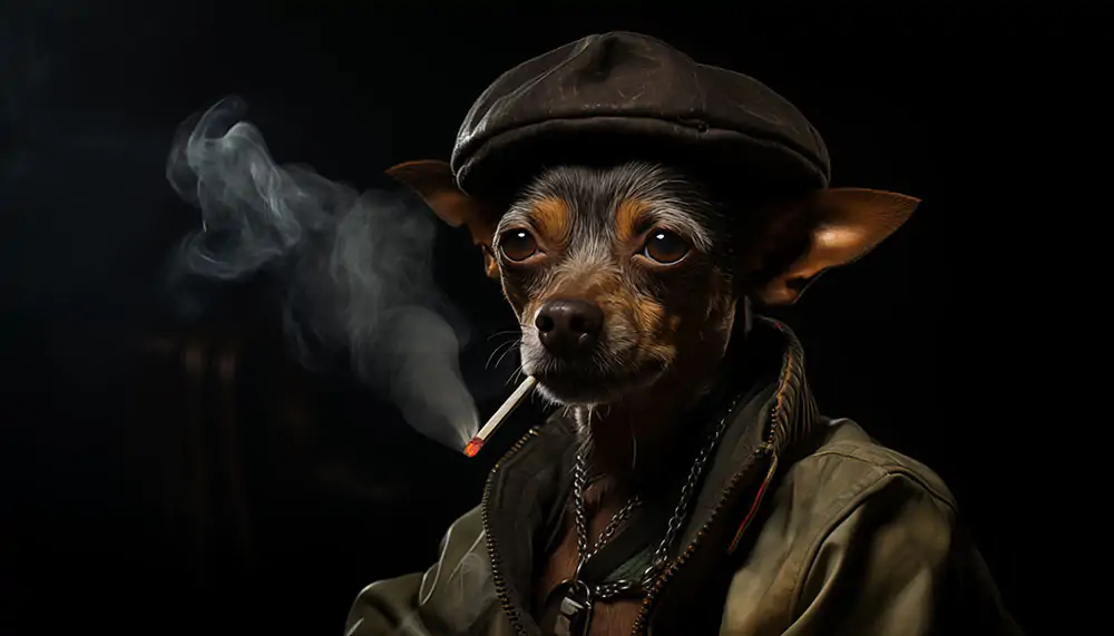 Detective Chihuahua Dog wallpaper 4K HD Poster for PC Desktop mac laptop mobile iphone Phone free download background ultraHD UHD