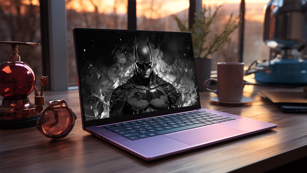 Fond d'écran Batman noir et blanc 4K HD Poster pour PC Bureau mac portable mobile iPhone téléphone téléchargement gratuit arrière-plan ultraHD UHD