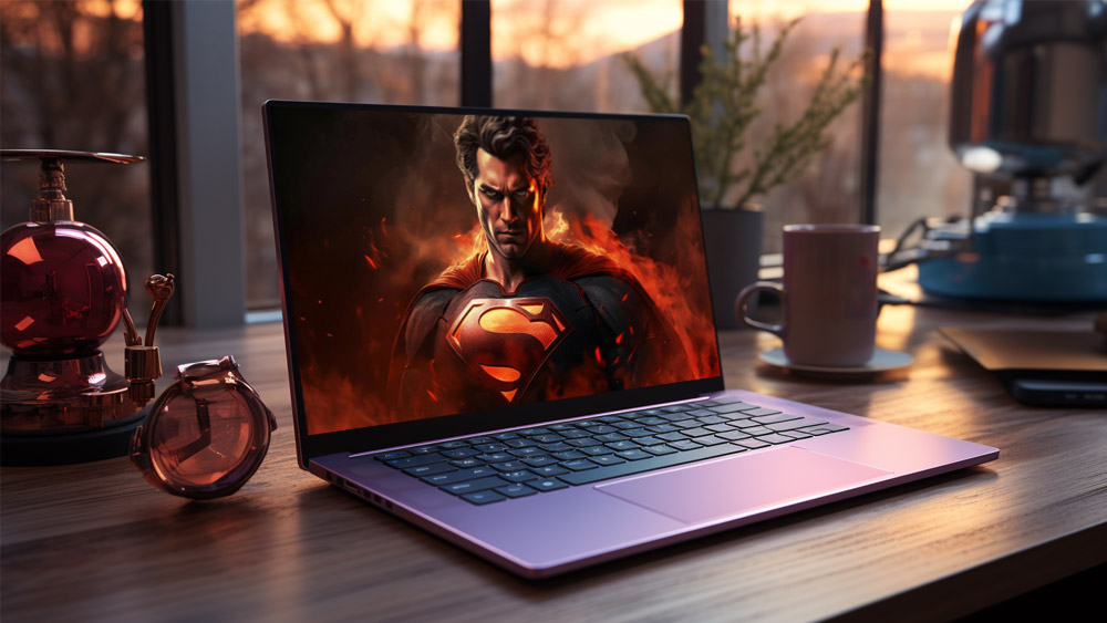 Fond d'écran Superman en feu art de fan 4K HD pour PC bureau mac portable mobile iPhone téléphone téléchargement gratuit arrière-plan ultraHD UHD