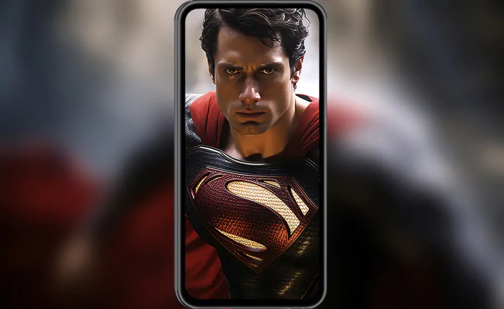 Fond d'écran héroïque de Superman 4K HD Poster pour PC de bureau Mac ordinateur portable mobile iPhone Téléphone téléchargement gratuit fond ultraHD UHD