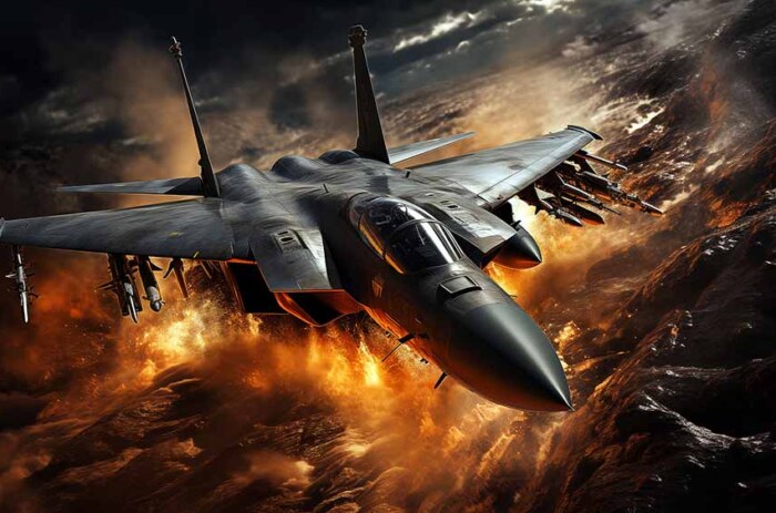 Avion de combat McDonnell Douglas F-15 Eagle Fighter Jet volant Fond d'écran - Téléchargement gratuit 4K