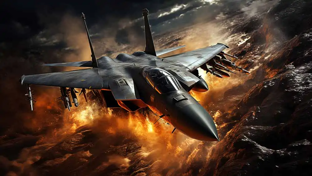 McDonnell Douglas F-15 Eagle Fighter Jet combat aircraft flying Wallpaper - Free 4K Download