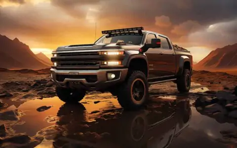 Ford F-150 Raptor truck conquering rocky terrain at sunset HD 4K wallpaper free