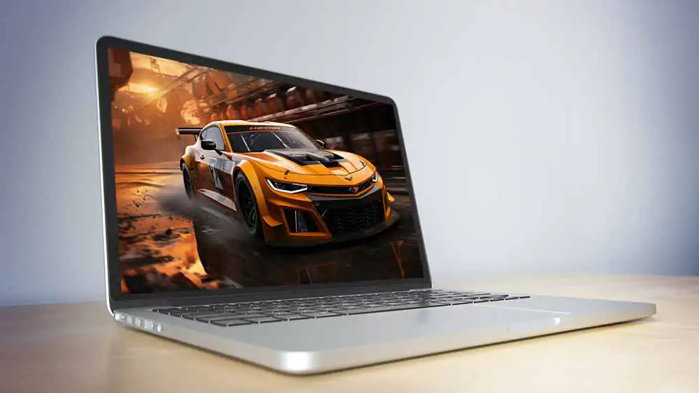 Téléchargement gratuit de fond d'écran de voiture de course Chevrolet Camaro 4K HD