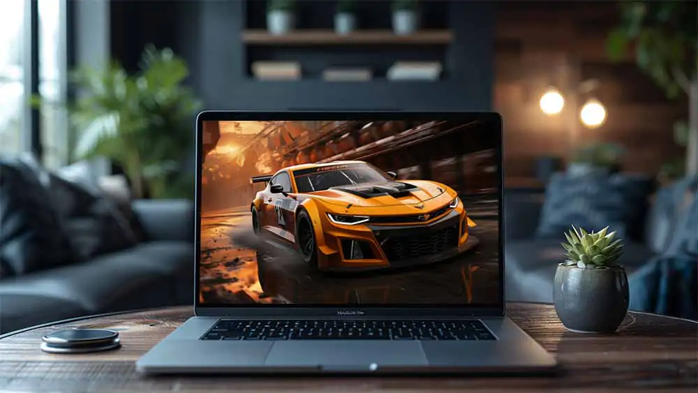 Téléchargement gratuit de fond d'écran de voiture de course Chevrolet Camaro 4K HD