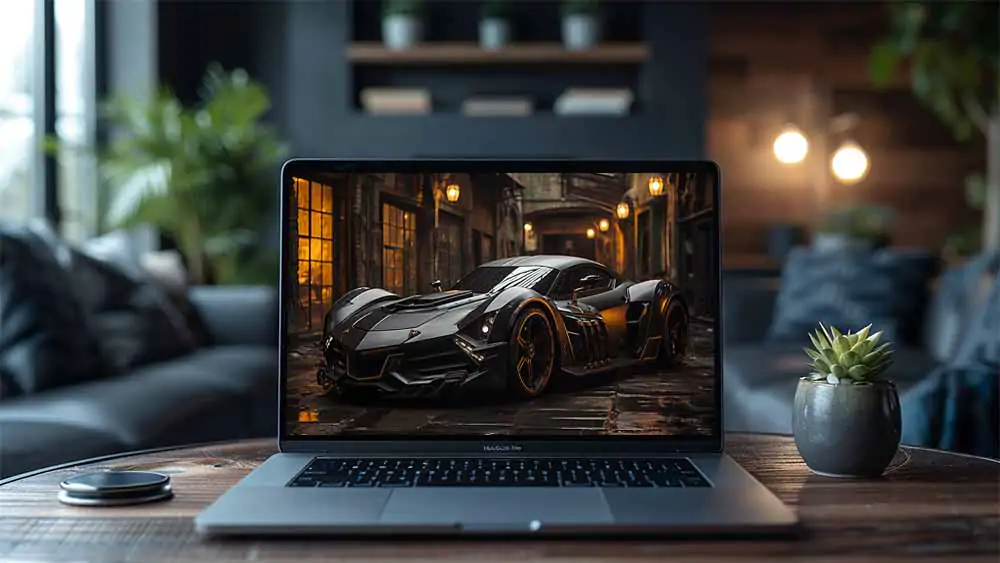 Fond d'écran futuriste Batmobile 4K HD : Le futur du chevalier noir Téléchargement gratuit