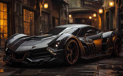 Fond d'écran futuriste Batmobile 4K HD : Le futur du chevalier noir Téléchargement gratuit