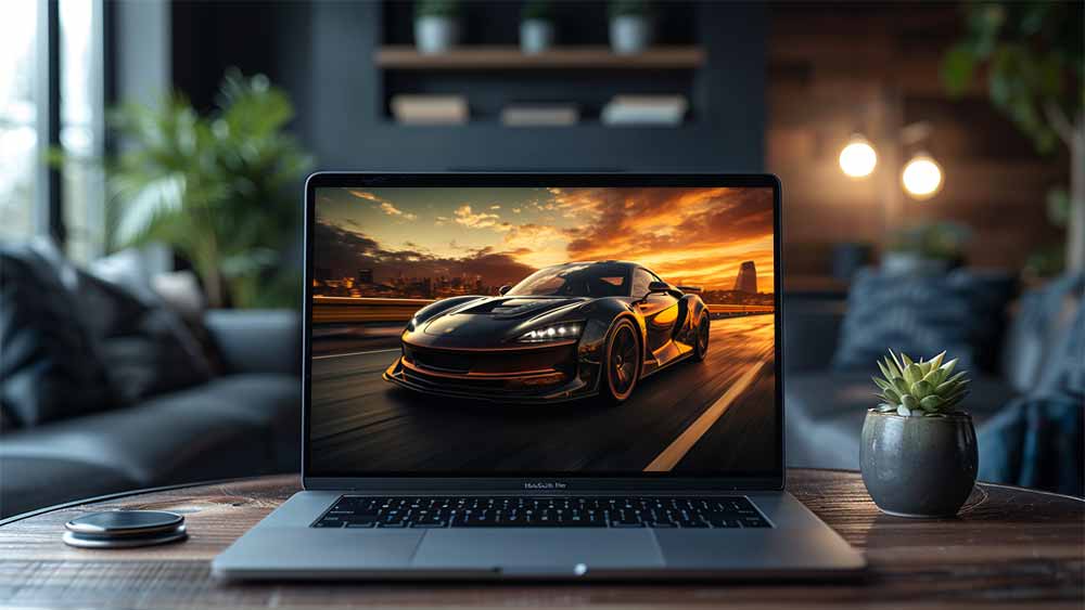McLaren 720S à toute vitesse au coucher du soleil - Fond d'écran HD et 4K - Téléchargement gratuit