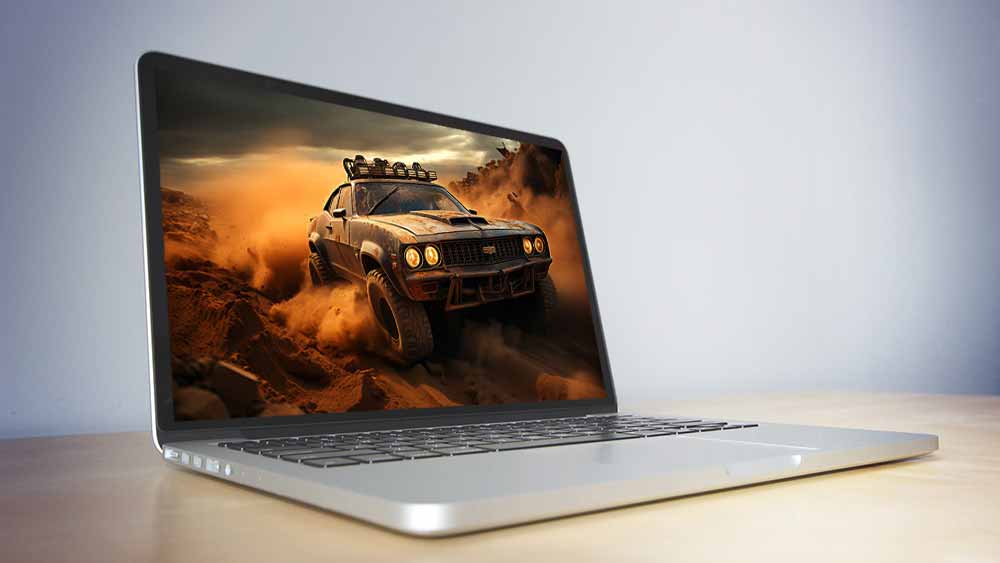 Fond d'écran voiture post-apocalyptique 4K HD : Inspiré par Mad Max Fury Road à télécharger gratuitement