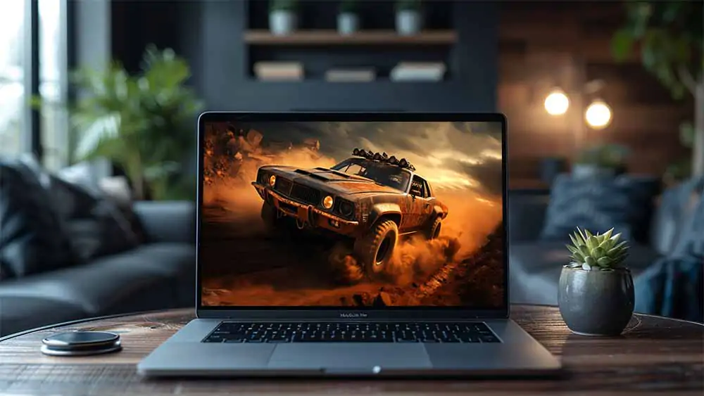 post-apocalyptic Muscle Car Fury road 4K Mad Max-Inspired Wallpaper