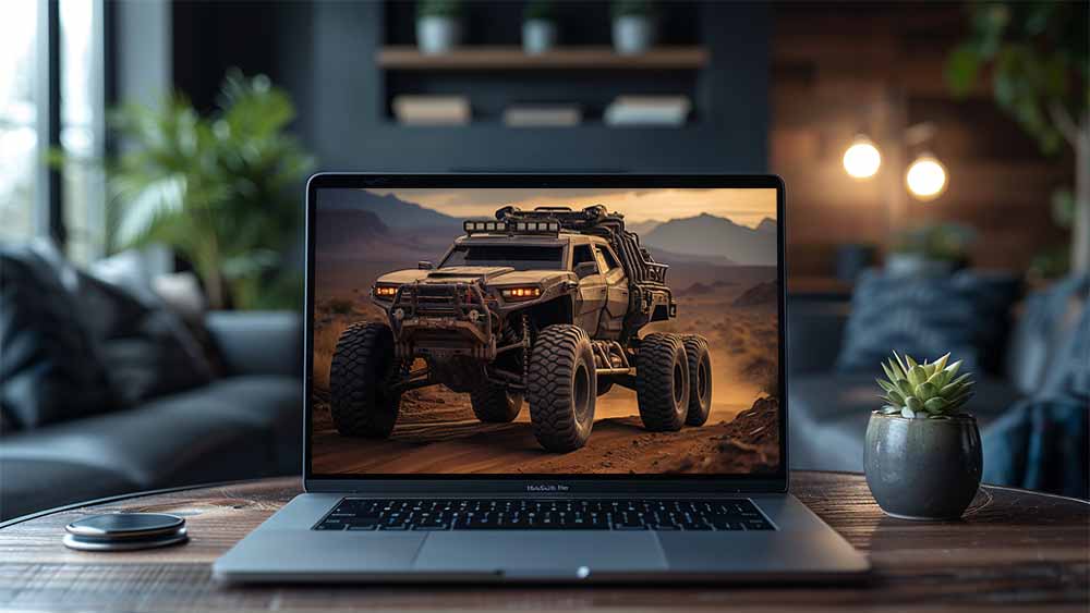 Téléchargement Gratuit Fond d'Écran Monster Truck Tout-Terrain HD 4K - Thème Aventure Extrême