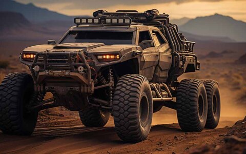 Téléchargement Gratuit Fond d'Écran Monster Truck Tout-Terrain HD 4K - Thème Aventure Extrême