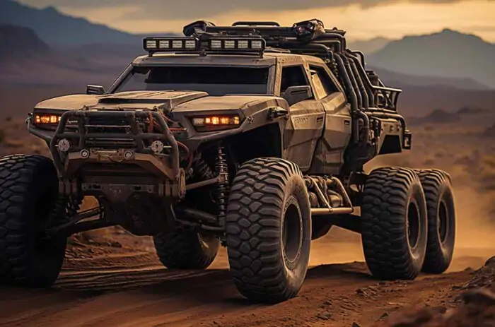 Free Download HD 4K Off-Road Monster truck Wallpaper - Rugged Adventure Theme