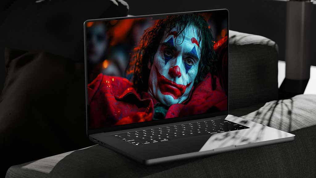 Fond d'écran 4K du portrait du Joker de Joaquin Phoenix | Fond d'écran HD cinématographique en gros plan pour ordinateur de bureau Téléchargement gratuit