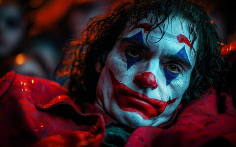 Portrait de Joaquin Phoenix en Joker Fond d'écran 4K | Gros Plan Cinématique HD pour Bureau et Mobile Téléchargement Gratuit