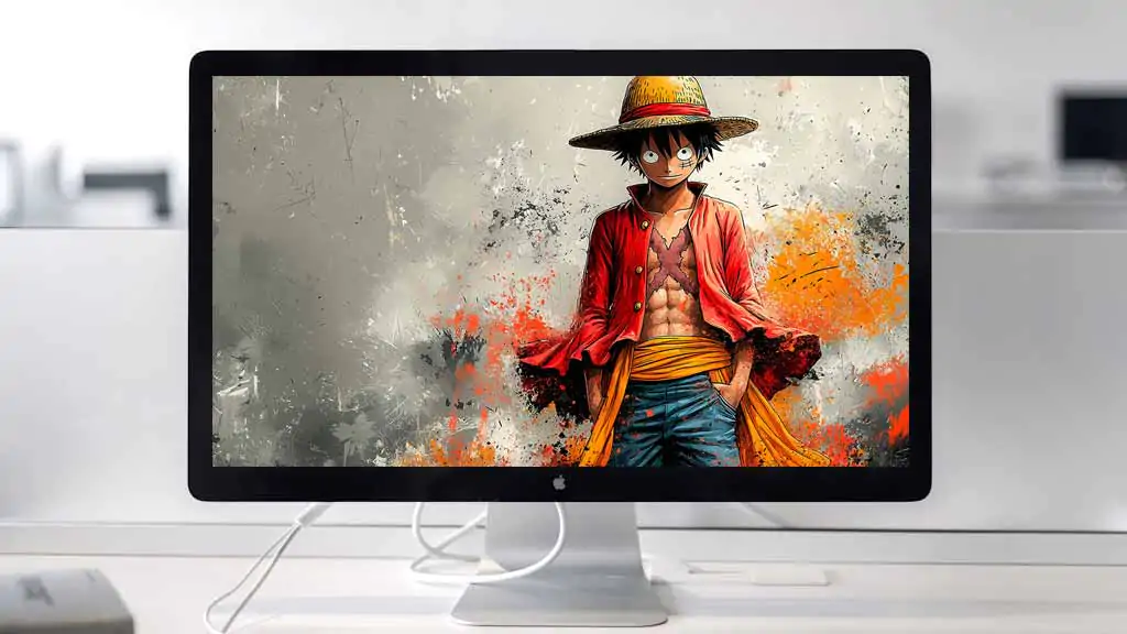 Monkey D. Luffy fond d'écran abstrait 4K One Piece, fond d'écran ultra HD à télécharger gratuitement pour Pc & téléphone portable et iphone