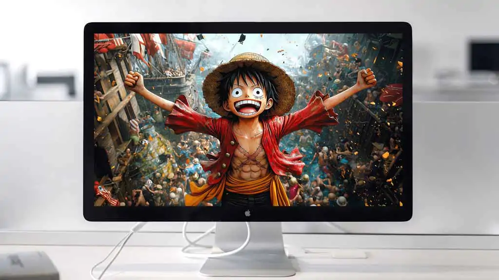 Monkey D. Luffy Victory 4K Wallpaper One Piece anime Ultra HD Background free download for PC & Mobile phone and iphone