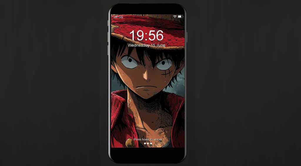 Fond d'écran animé nocturne Monkey D Luffy 4K One Piece Ultra HD gratuit à télécharger pour PC et téléphone portable