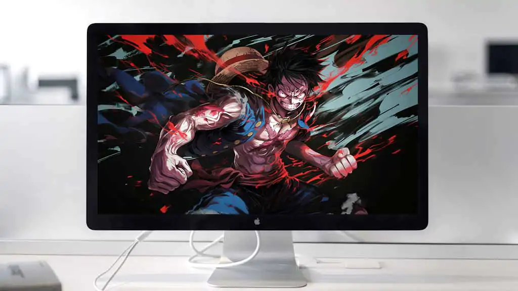 Fond d'écran 4K de Monkey D. Luffy en colère | Arrière-plan One Piece Ultra HD gratuit pour PC & téléphone portable et iPhone en haute résolution