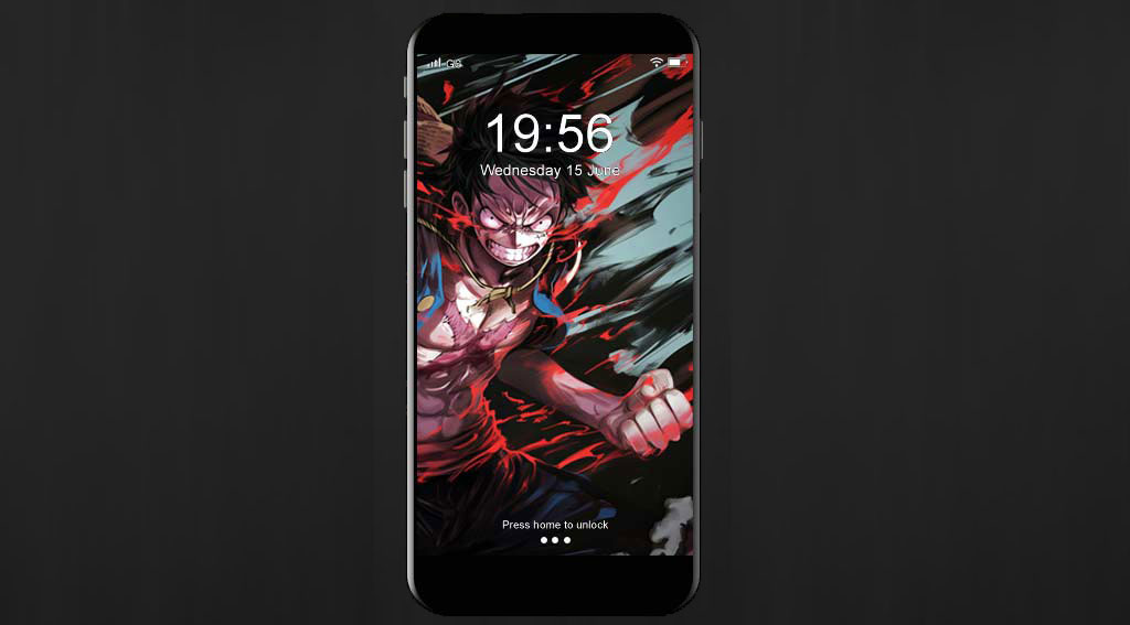 Fond d'écran 4K de Monkey D. Luffy en colère | Arrière-plan One Piece Ultra HD gratuit pour PC & téléphone portable et iPhone en haute résolution