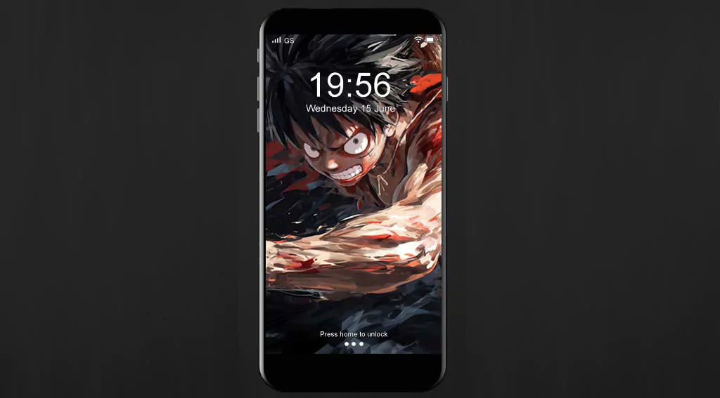 Monkey D. Luffy One Piece wallpaper 4K featuring intense combat scene with explosive red battle effects ultra HD background anime for pc & mobile phone