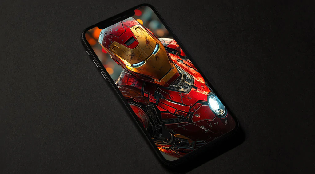 Free Download Iron Man Battle Ready 4K Wallpaper - Marvel Hero Ultra HD Close-Up Combat Background for all mobile phone and iphone