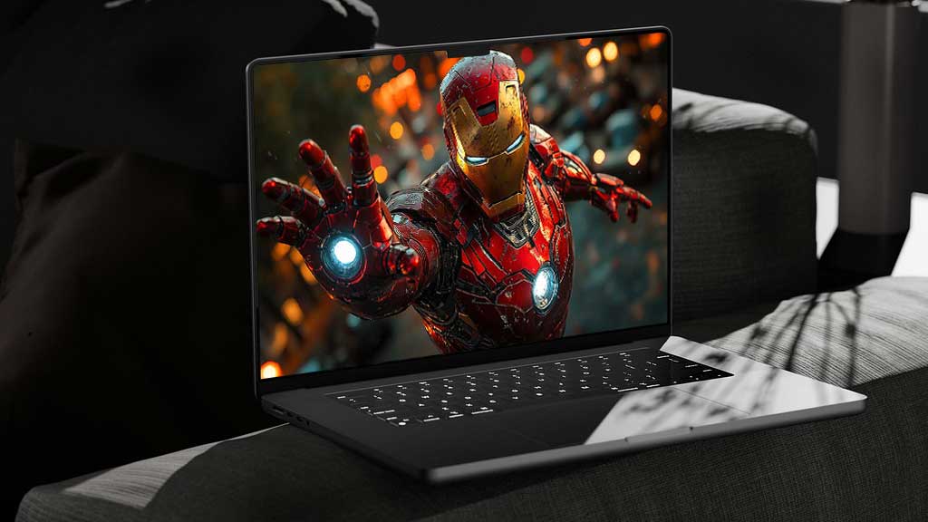 Téléchargement gratuit du fond d'écran Iron Man Battle Ready 4K - Marvel Hero Ultra HD Close-Up Combat Background pour ordinateur portable