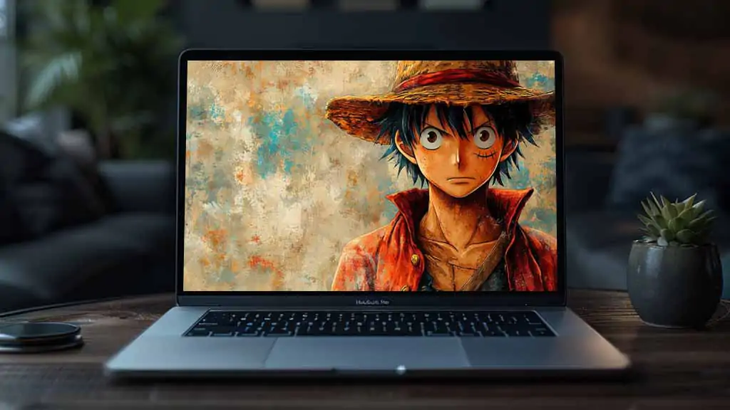 Fond d'écran artistique 4K de Monkey D. Luffy | Arrière-plan Ultra HD unique disponible en téléchargement gratuit en plusieurs résolutions pour PC, téléphone portable et iPhone