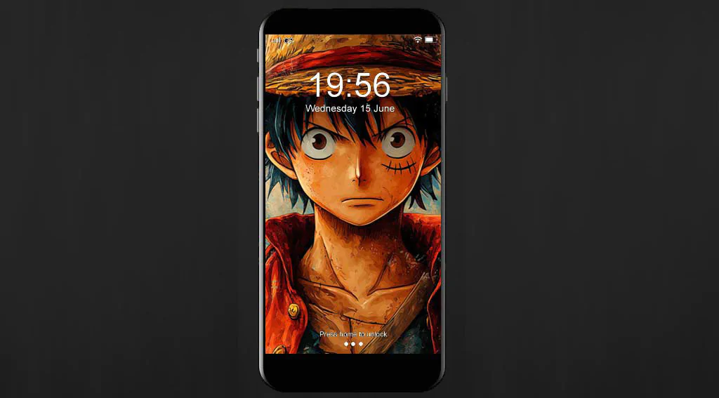 Fond d'écran artistique 4K de Monkey D. Luffy | Arrière-plan Ultra HD unique disponible en téléchargement gratuit en plusieurs résolutions pour PC, téléphone portable et iPhone