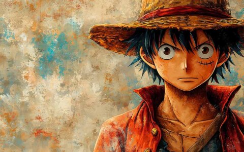 Fond d'écran artistique 4K de Monkey D. Luffy | Arrière-plan Ultra HD unique disponible en téléchargement gratuit en plusieurs résolutions pour PC, téléphone portable et iPhone