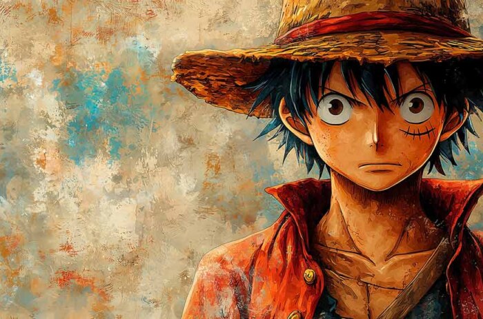 Fond d'écran artistique 4K de Monkey D. Luffy | Arrière-plan Ultra HD unique disponible en téléchargement gratuit en plusieurs résolutions pour PC, téléphone portable et iPhone