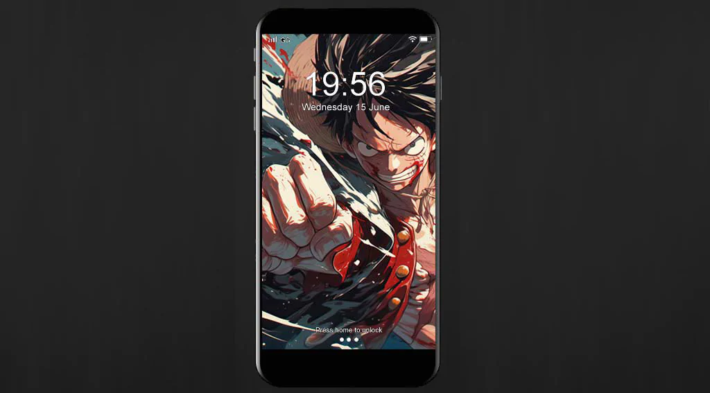 Fond d'écran d'action Monkey D. Luffy en 4K | Magnifique arrière-plan One Piece en Ultra HD pour ordinateurs et mobiles. Téléchargement gratuit en format JPG haute qualité.