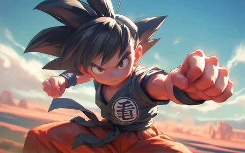 Dragon Ball young kid Goku 4K Wallpaper - Anime Ultra HD background Free Download for Pc & Mobile phone and iphone